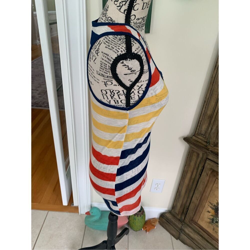 ColStory Razor Back Striped Tank NWOT - Picture 6 of 10